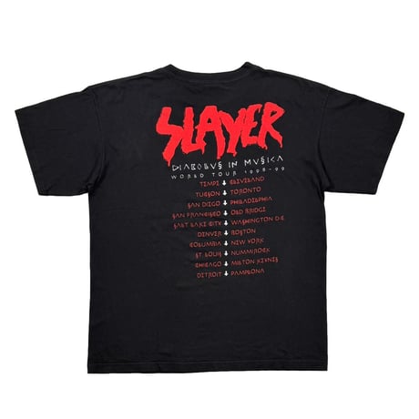 SLAYER DIABOLUS IN MUSICA WORLD TOUR 1998-99 WINTERLAND XL 0599