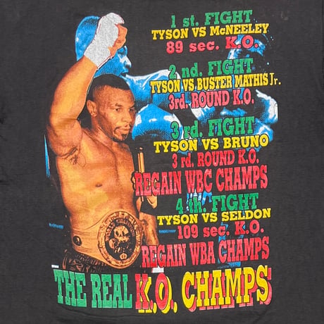 MIKE TYSON THE REAL K.O. CHAMPS RAP DESIGN BAY CLUB XL 4701