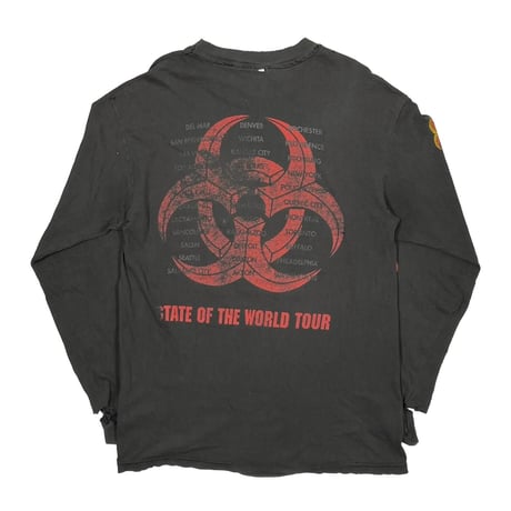 BIOHAZARD 1994 FROM THE HARDSIDE LS HANES LARGE 4162