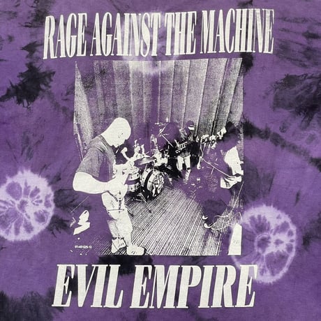 RAGE AGAINST THE MACHINE EVIL EMPIRE TIE DYE PURPLE XL 5837