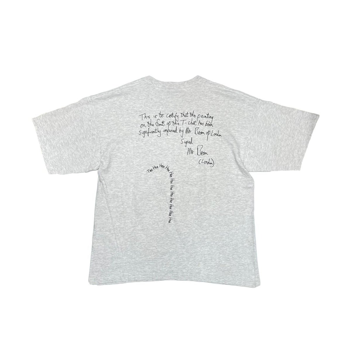 MR.BEAN MONABEANA TEE GREY POLYGRAM XL 1714 | g
