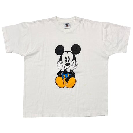 DISNEY VINTAGE MICKEY MOUSE LINK PRINT WHITE FITS XL 9108