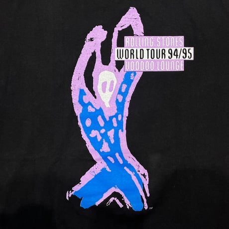 ROLLING STONES VOODOO LOUNGE PURPLE SPIKE TONGUE 1994 BROCKUM XL 0815