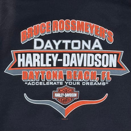 HARLEY DAVIDSON BRUCE ROSSMEYER'S SWEAT ZIP HOODIE XXL 7007