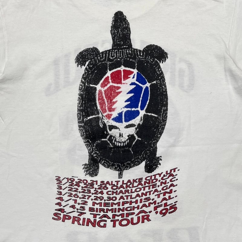 GRATEFUL DEAD 1995 SPRING TOUR BBTLEG WHITE XL