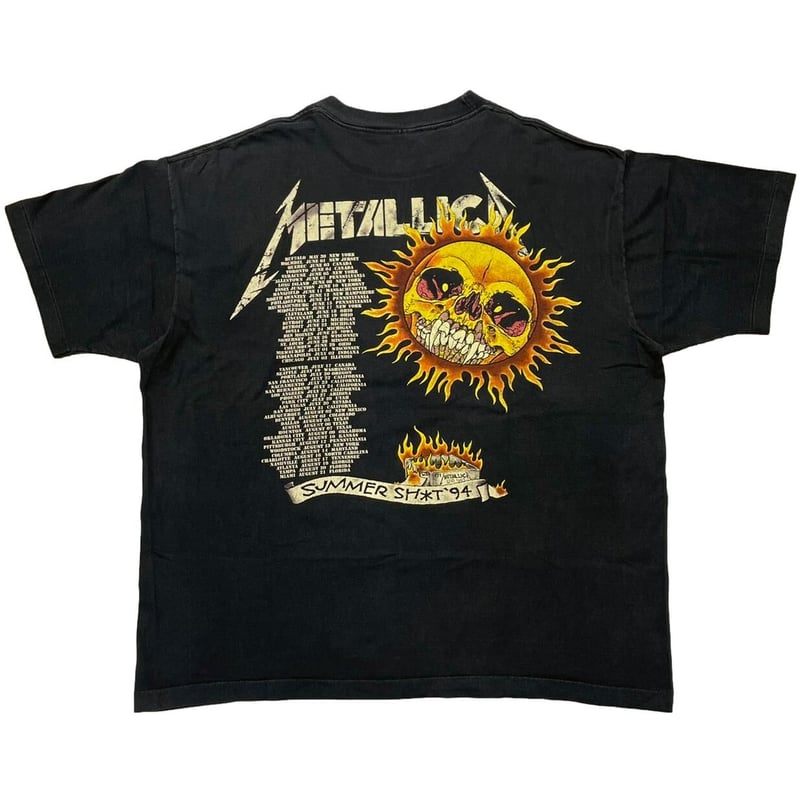 METALLICA PUSHEAD SUMMER SHIT 1994 GIANT BY TEE