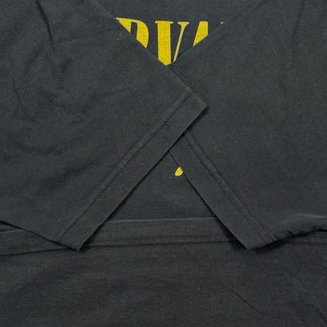NIRVANA MILE NO BACK PRINT NECK RIB CUT FITS LARGE 1229