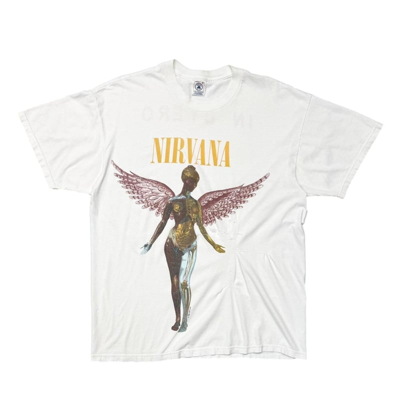 NIRVANA 1993 IN UTERO WHITE DELTA XL 0006 | gre