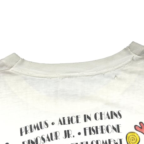 LOLLAPALOOZA ALICE IN CHAINS DIRT 1993 WHITE XL 8846