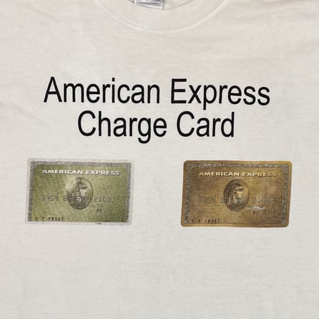American Express CHARGE CARD BETTER THAN EVER WHITE GILDAN LARGE 3210