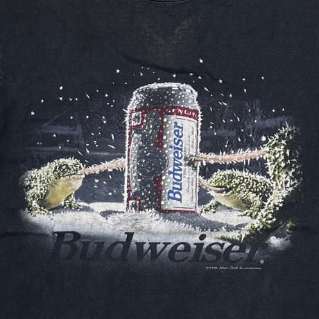 Budweiser 1996 ICED FRIGS THIS BUD'S FOR YOU SOF TEE LARGE 2718