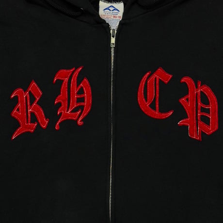 RED HOT CHILI PEPPERS PHCP OLD ENGLISH ZIP UP HOODIE ALSTYLE LARGE 2591