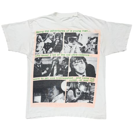 MOSQUITOHEAD A CLOCKWORK ORANGE TEST PRINT WHITE FITS XL 0043