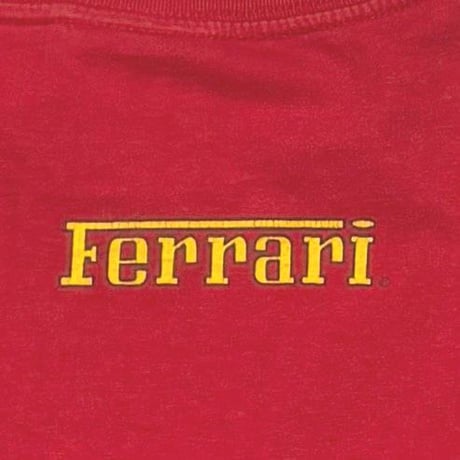 FERRARI EMBLEM DOUBLE SIDE RED XL 0433
