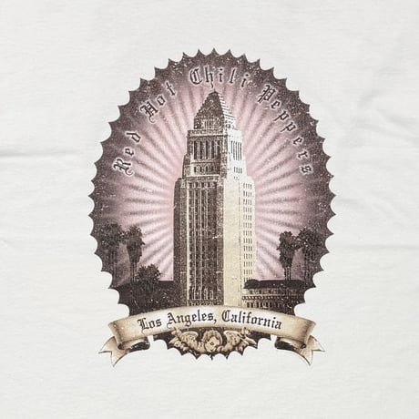 RED HOT CHILI PEPPERS CITY HOLL EUROPEAN TOUR WHITE GILDAN XL 3219