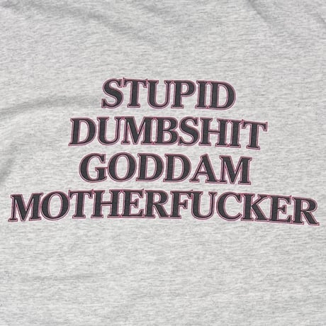 THE OFFSPRING 1994 BAD HABIT STUPID DUMBSHIT GODDAM MOTHERFUCKER ASH GREY SOF TEE XL 8278