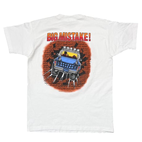 LAST ACTION HERO 1993 MOVIE PROMO BIG MISTAKE WHITE FRUIT OF THE LOOM XL 8903