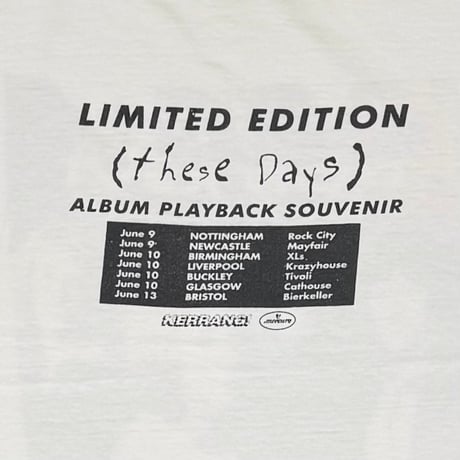 BON JOVI LIMITED EDITION THESE DAYS WHITE HANES XL 6754