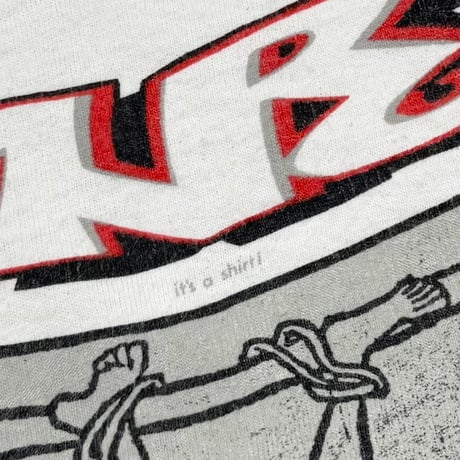 MR BUNGLE 俺には秘密がある お前を刺してやる WHITE Hanes LARGE 5084