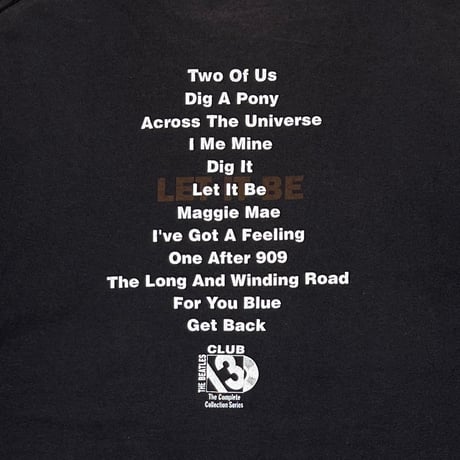 THE BEATLES LET IT BE ALBUM JACKET FITS XL 7255
