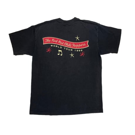RED HOT CHILI PEPPERS WORLD TOUR 1996 TEE BLACK XL 1218