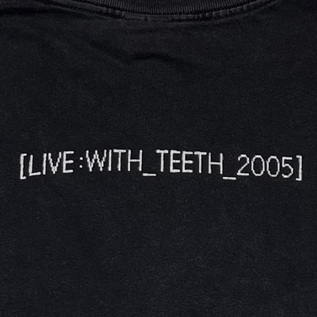 NINE INCH NAILS LIVE WITH TEETH 2005 XL 5112