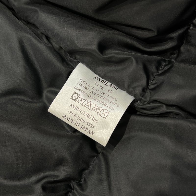 greatLAnd ORIGINAL GREATMAN DOWN JACKET XL | gr