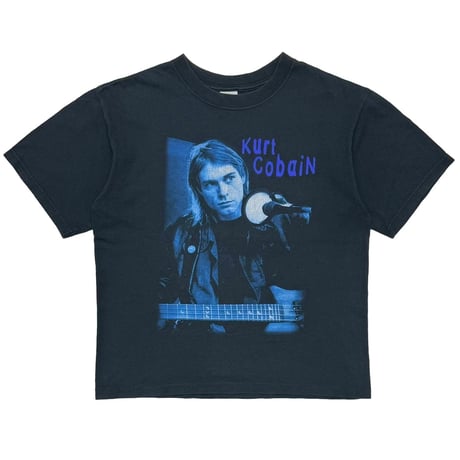 NIRVANA KURT COBAIN THE END OF MUSIC NOTE BLUE PORTRAIT ANVIL MEDIUM 7138