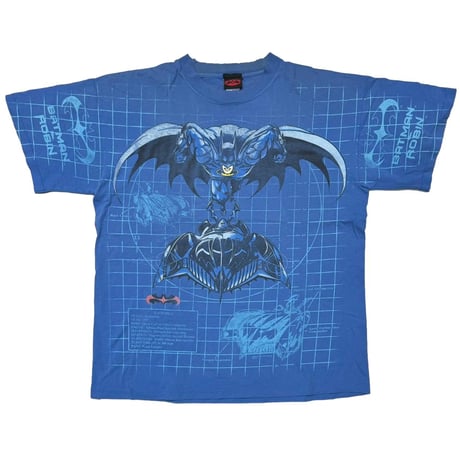DC COMICS BATMAN & ROBIN BAT MOBILE OVP BLUE FITS XL 4427