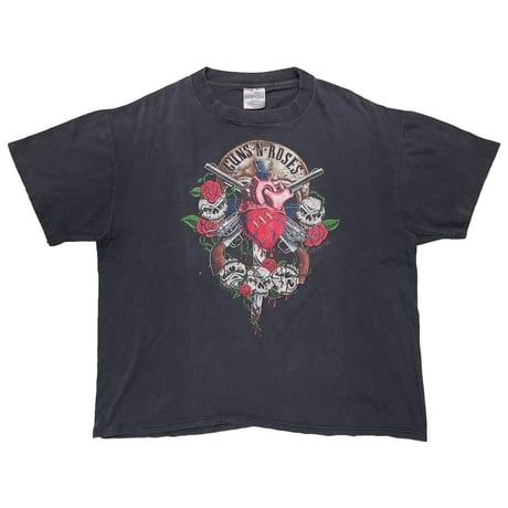 GUNS N' ROSES 1990 SKULL HEART GUN G N'R BROCKUM XL 5287