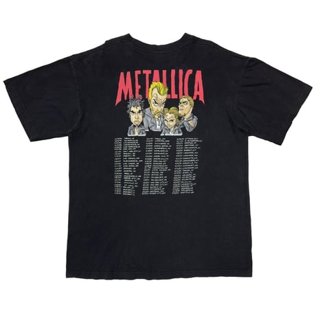 METALLICA CHAVEZ ILLUST 96/97 TOUR TEE BLACK GIANT XL 1999