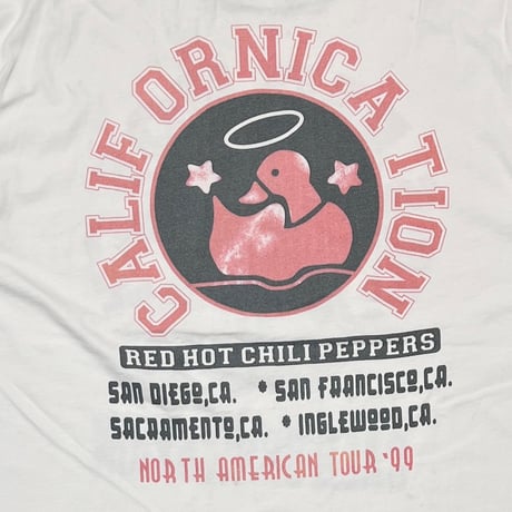 RED HOT CHILI PEPPERS CALIFORNICATION BOOTLEG WHITE FITS XL 0035