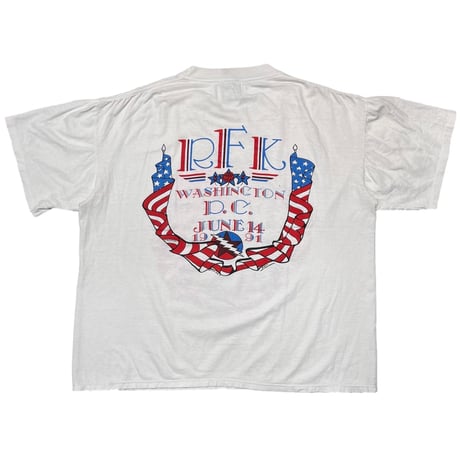 GRATEFUL DEAD 1991 RFK WASHINGTON D.C. WHITE BROCKUM XL 1594