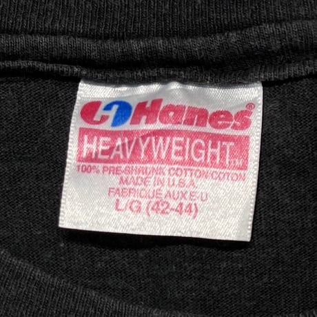 JURASSIC PARK 1993 RAPTOR GLOW IN THE DARK Hanes LARGE 5624