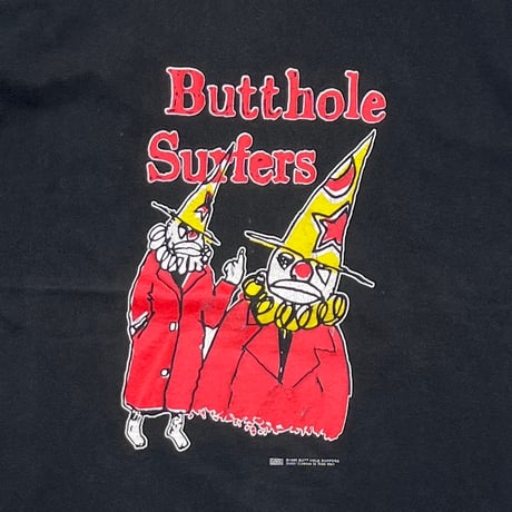 BUTHOLE SURFERS 1995 THE HOLE TRUTH AND NOTHING BUTT BLACK FRUIT OF THE LOOM XL 5050
