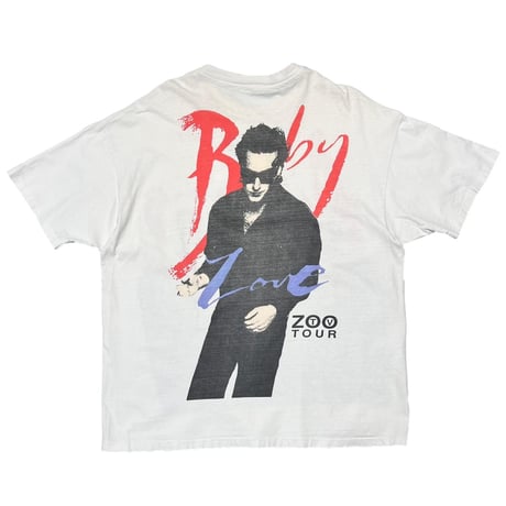 U2 ZOO TOUR WHITE HANES XL 1392