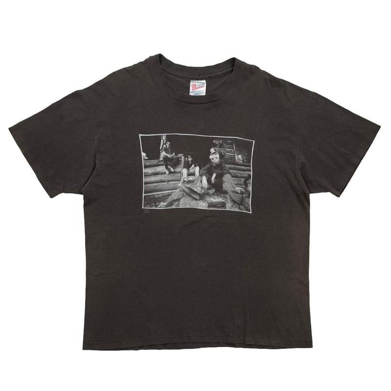 BEASTIE BOYS ビンテージ 90s HANES Tシャツ ブラック BEASTIE BOYS PORTRAIT BACK GREEN LOGO HANES XL