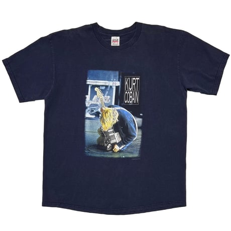 NIRVANA COBAIN 2000 NAVY anvil XL 4903