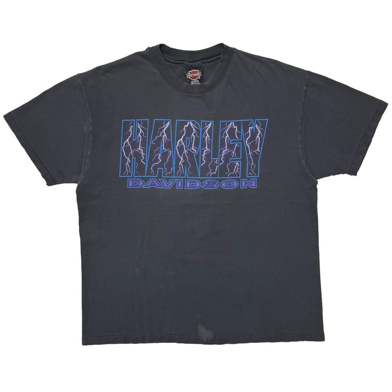 HARLEY DAVIDSON THUNDER & LIGHTNING TEXT LOGO G