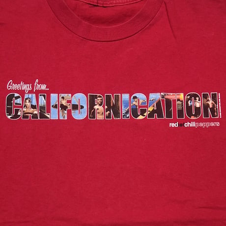 RED HOT CHILI PEPPERS 2000 CALIFORNICATION RED FITS LARGE 5113