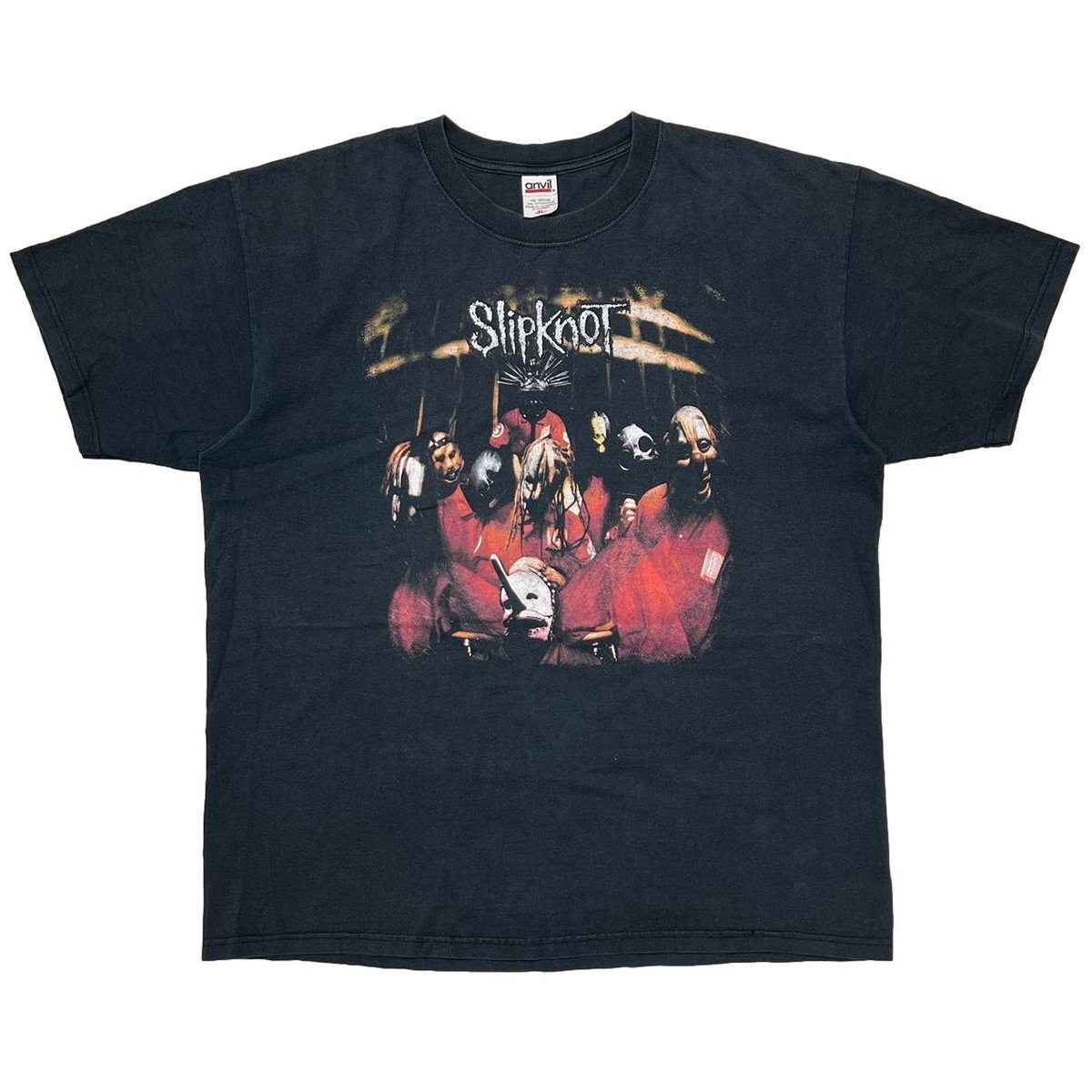 slipknot XL 古着 SLIPKNOT T Shirt VINTAGE Men's XL Black Dual Sided RARE
