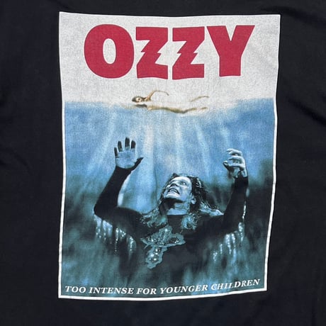 OZZY OSBOURNE TOO INTENSE FOR YOUNGER CHILDREN JAWS PARODY TENNESSEE RIVER XL 8205