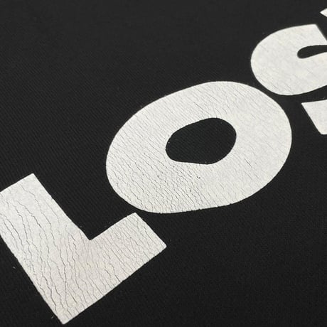 greatLAnd ORIGINAL LOSER LOGO HOODIE BLACK