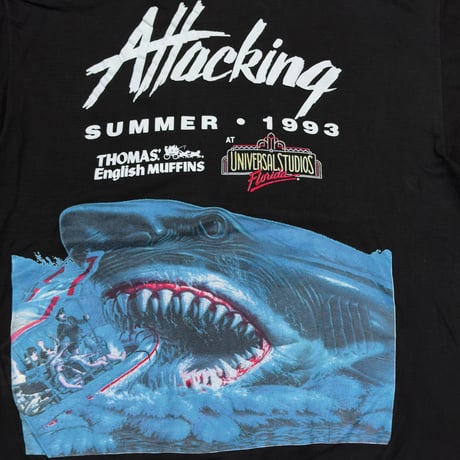 JAWS ATTACKING SUMMER 1993 UNIVERSAL STUDIOS FLORIDA OSFA FITS XL 2981