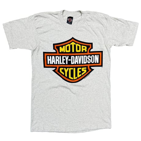 HARLEY DAVIDSON 1990 ORANGE EMBLEM OATMEAL MEDIUM 5503