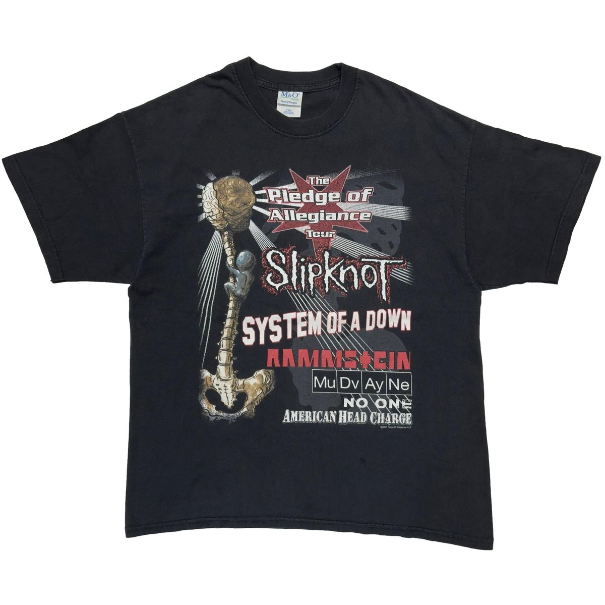 THE PLEDGE OF ALLEGIANCE TOUR 2001 SLIPKNOT SYS