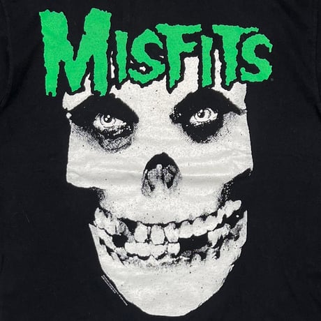 MISFITS 2001 SKULL GREEN TEXT GLOW IN THE DARK TENNESSEE RIVER XL 4678