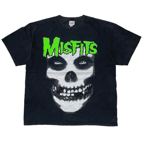 MISFITS Y2K 2006 GREEN HUGE SKULL XL 8227
