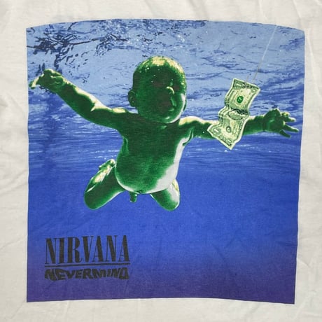 NIRVANA NEVERMIND 2002 WHITE GILDAN MEDIUM 0762