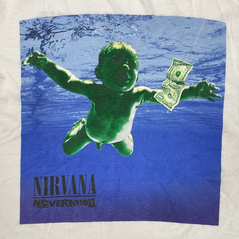 NIRVANA NEVERMIND 2002 WHITE GILDAN MEDIUM 0762 NIRVANA NEVERMIND 2002 WHITE GILDAN MEDIUM 0762